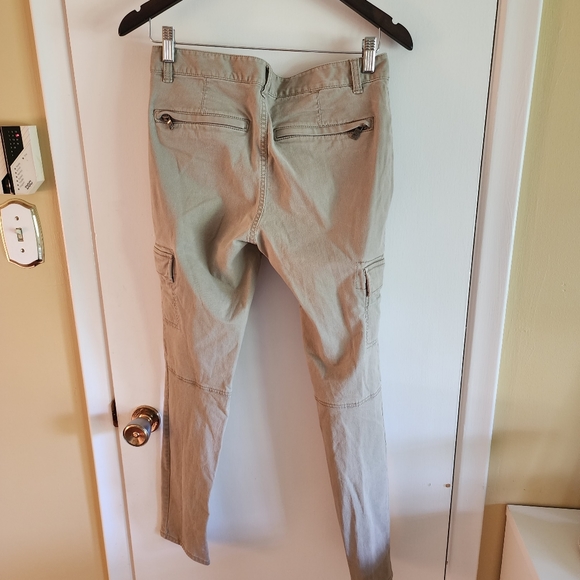 Armani Exchange Slim Cargo Pants in tan - Picture 7 of 9